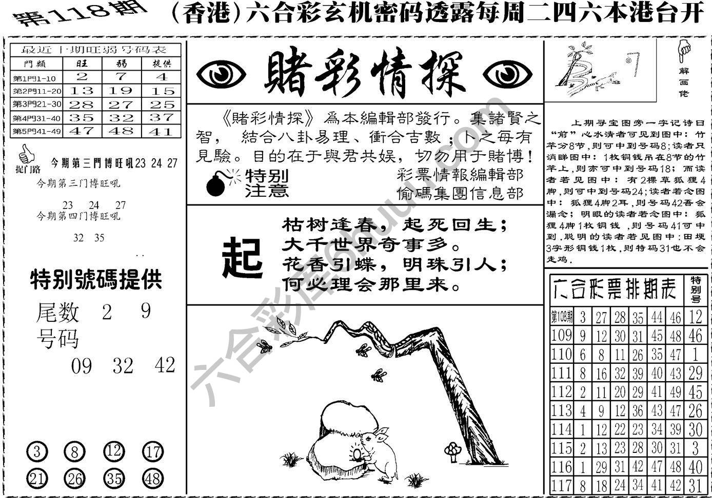 赌彩情探