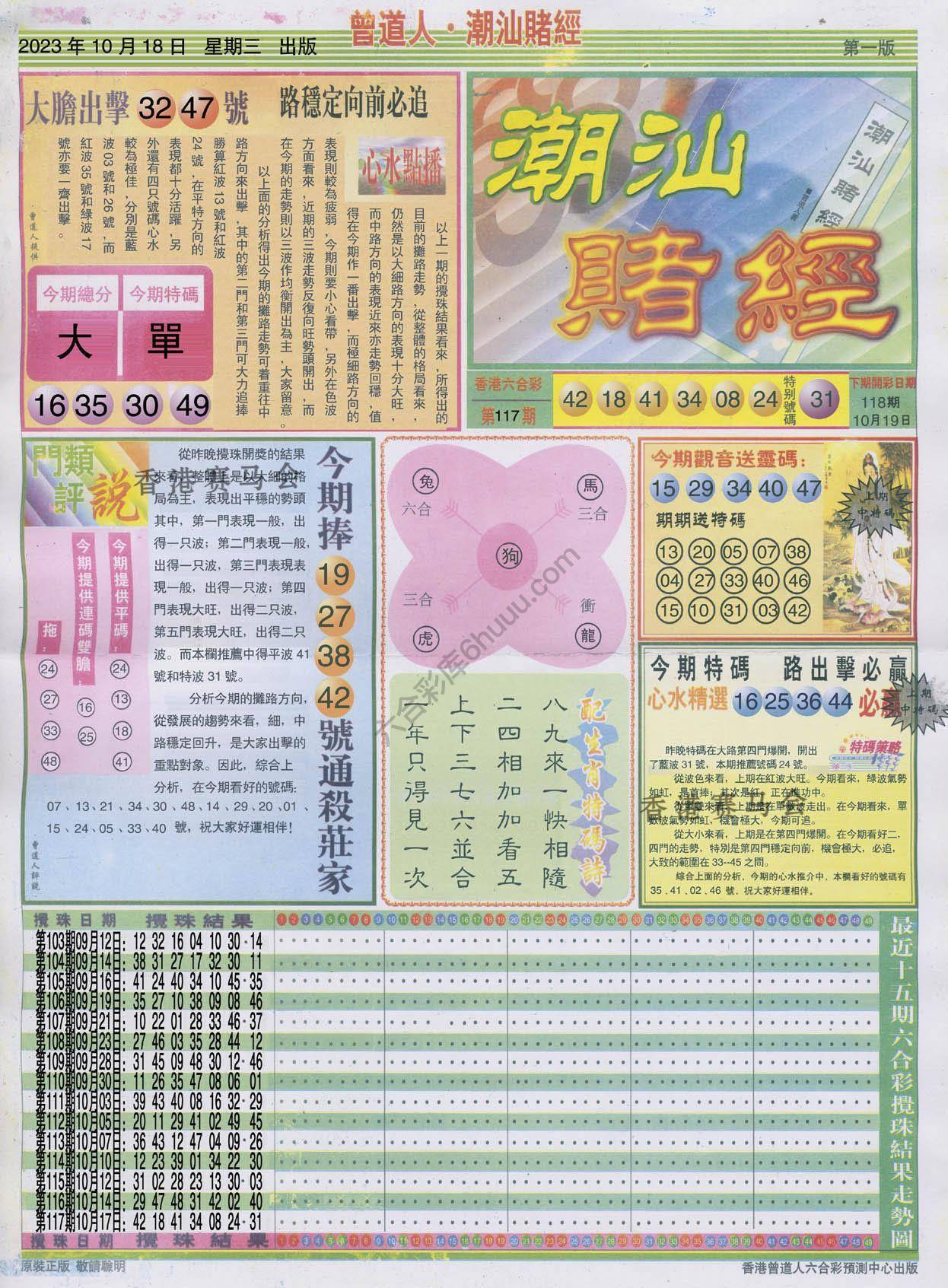 曾道人潮汕赌经
