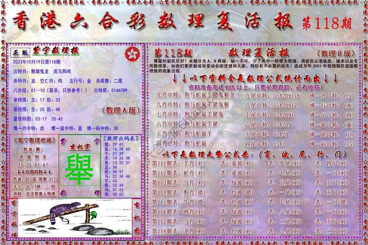 数理复活报