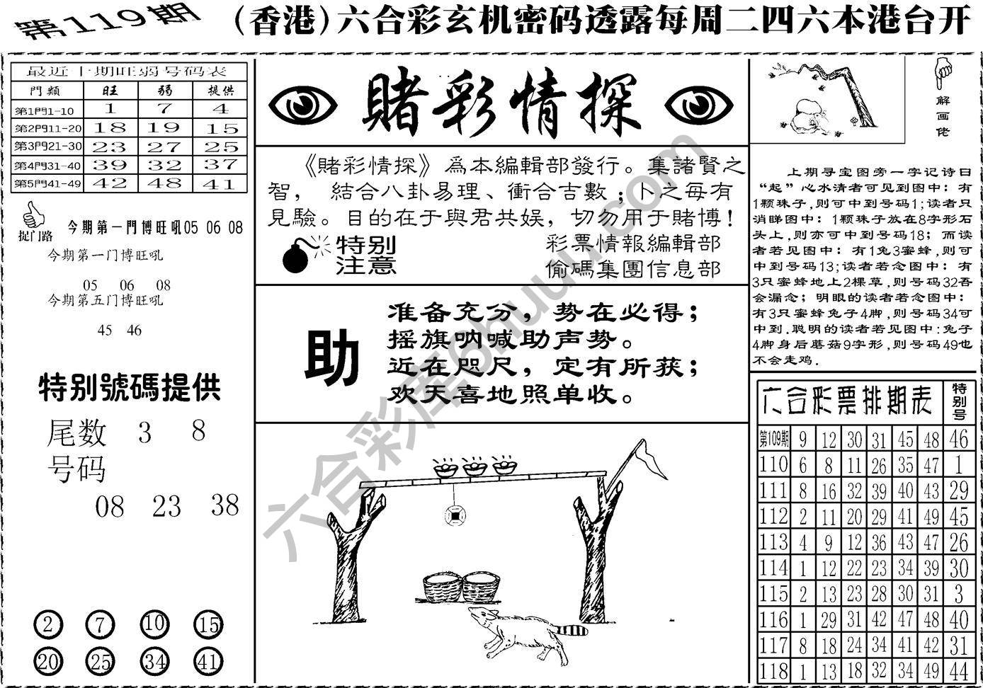赌彩情探
