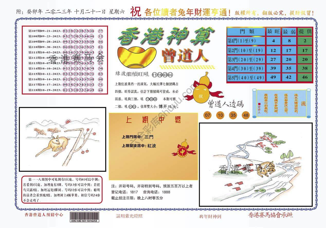 香港神算曾道人