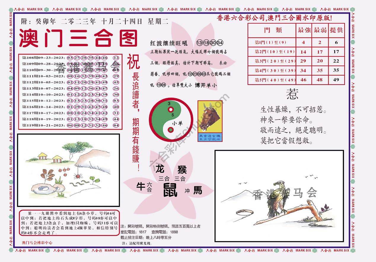 澳门三合图
