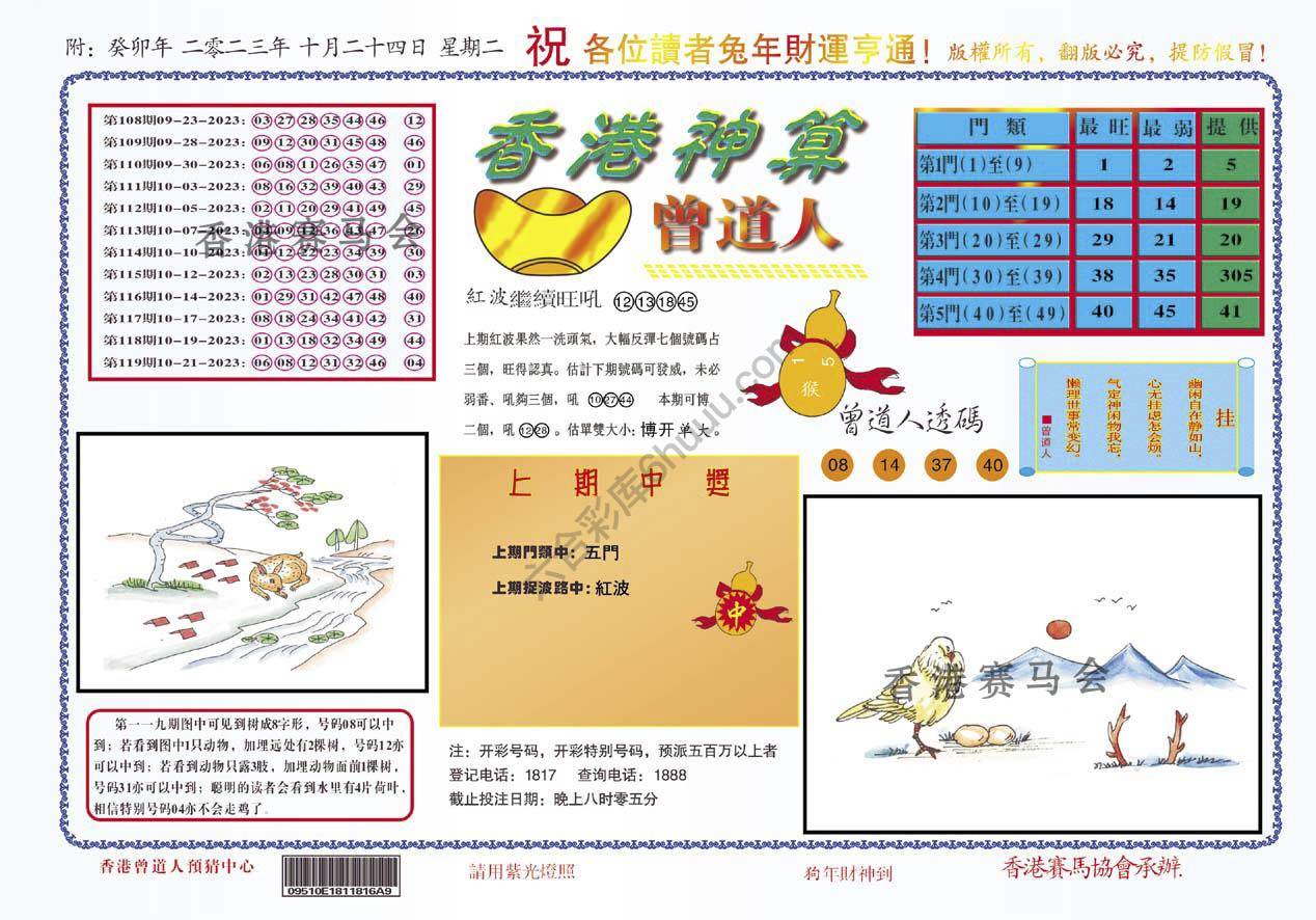 香港神算曾道人