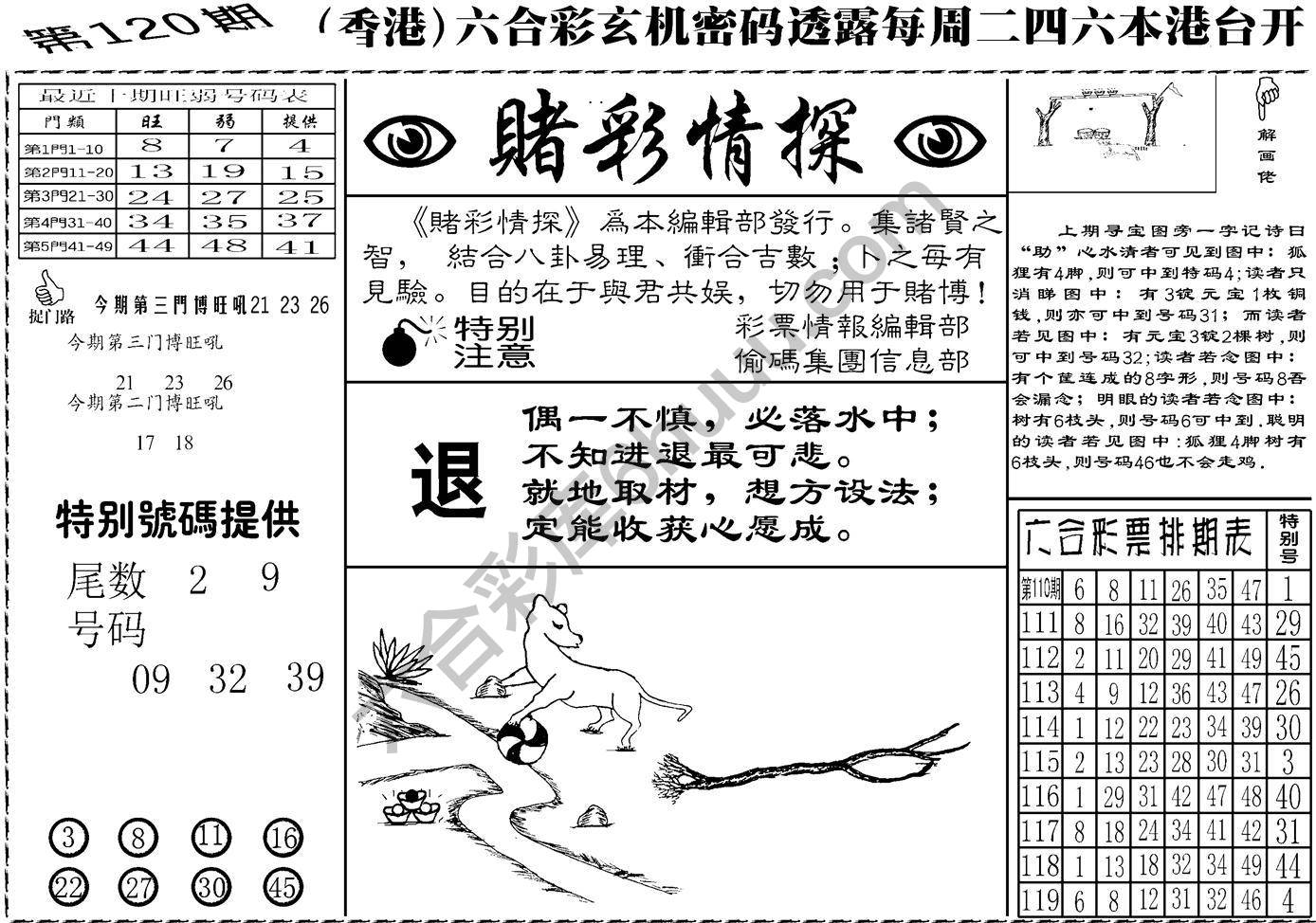 赌彩情探