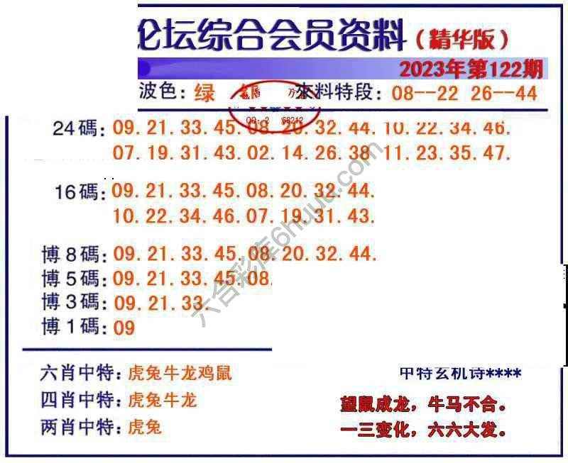 综合会员资料