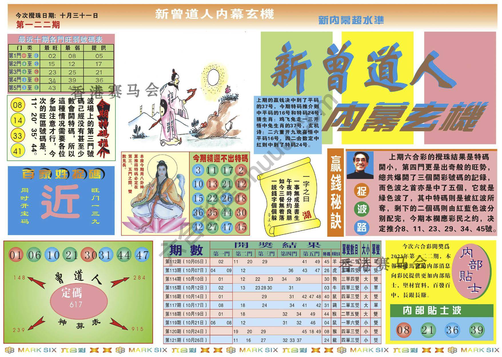 新曾道人内幕玄机