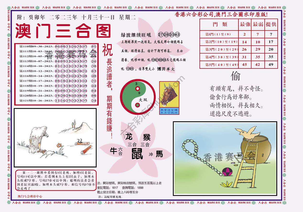 澳门三合图