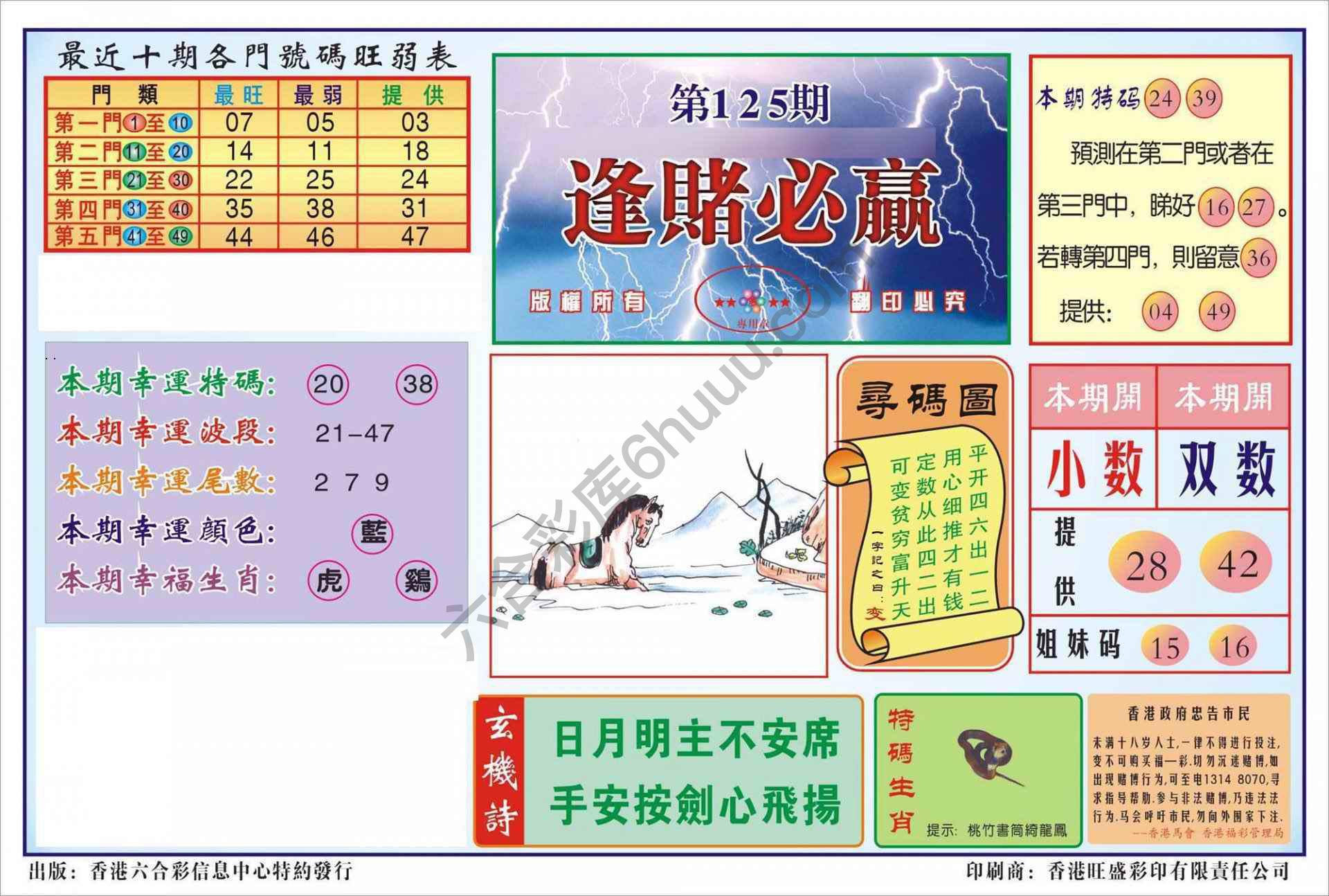 香港逢赌必羸
