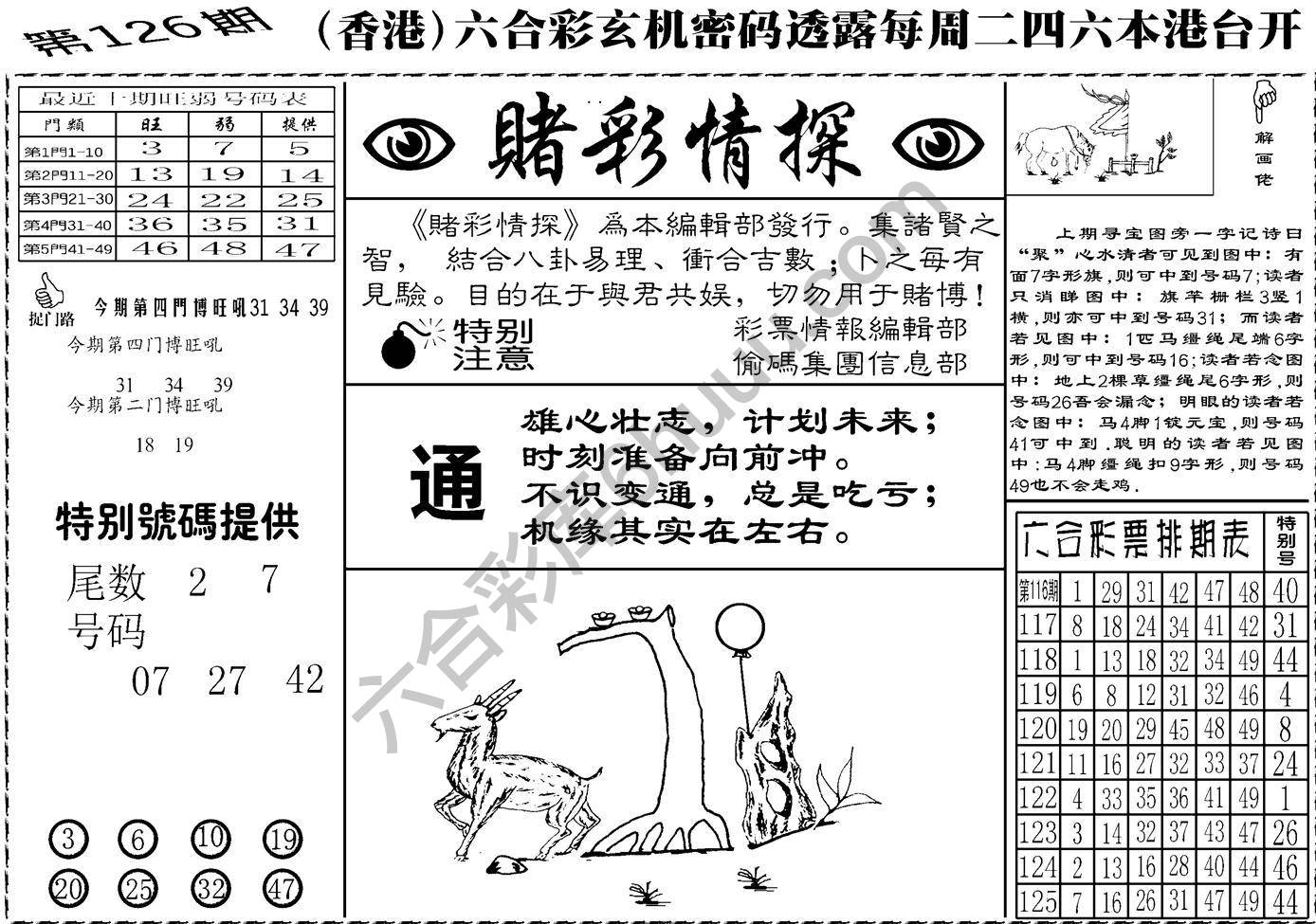 赌彩情探