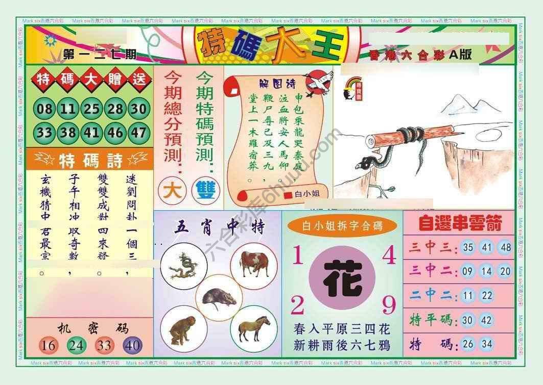特码大王