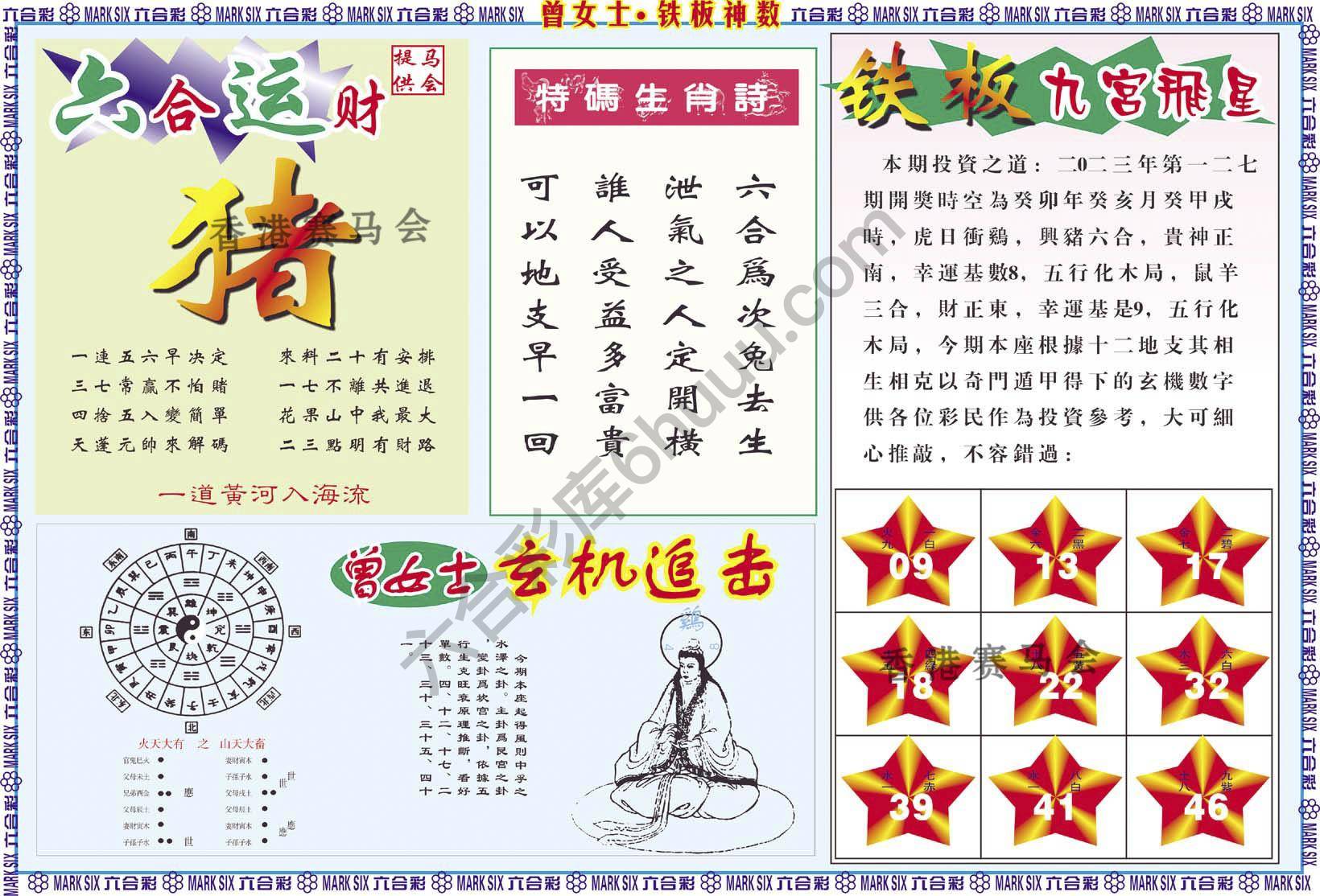 曾女士铁板神数