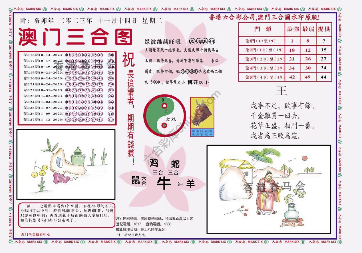 澳门三合图