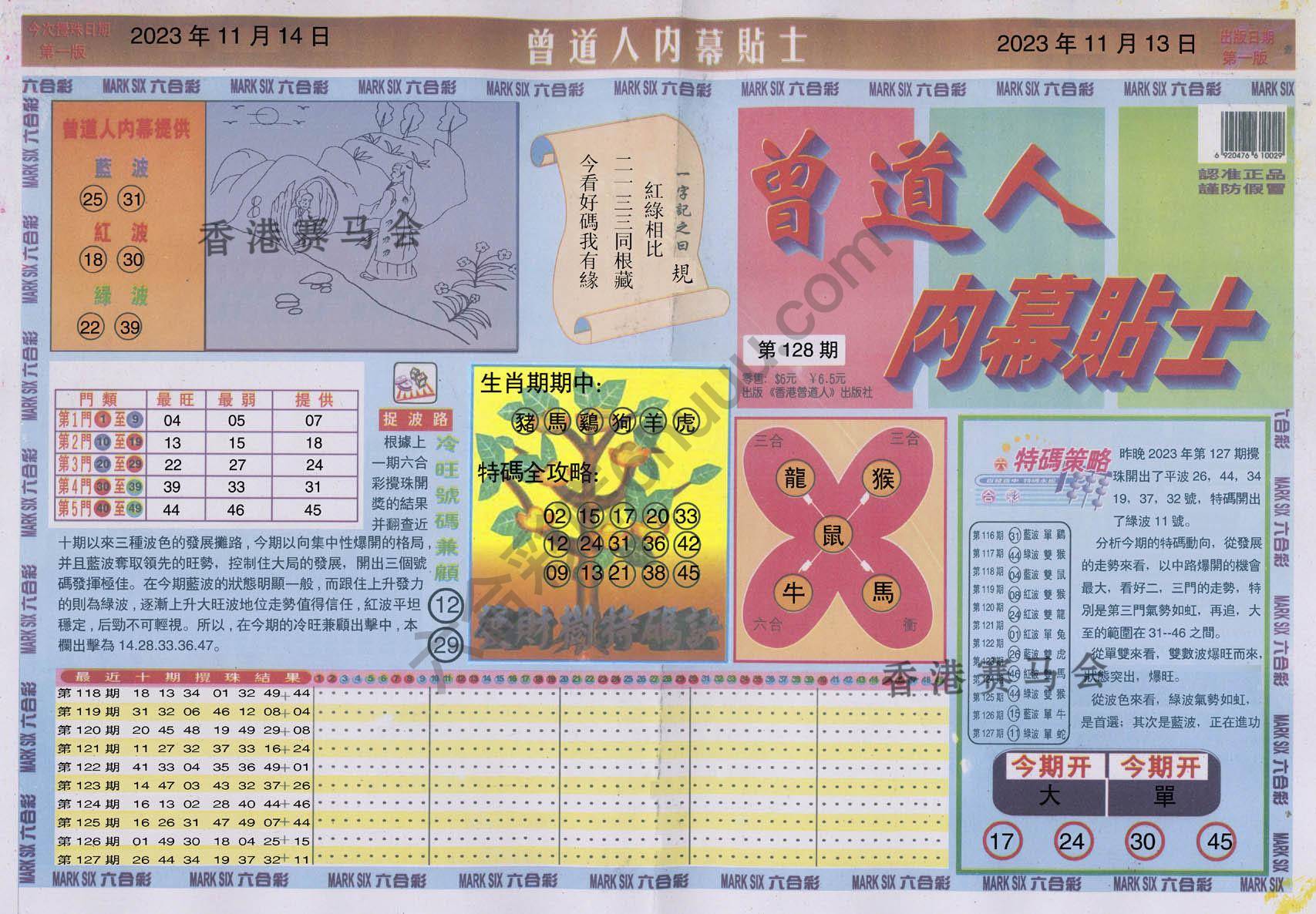 曾道人内幕贴士