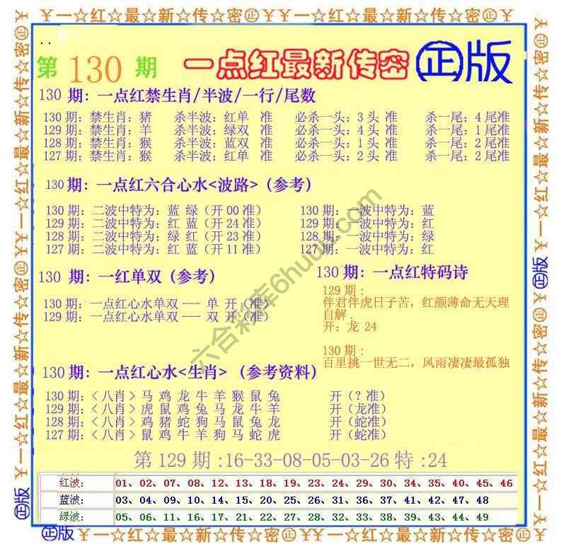 一点红最新传密