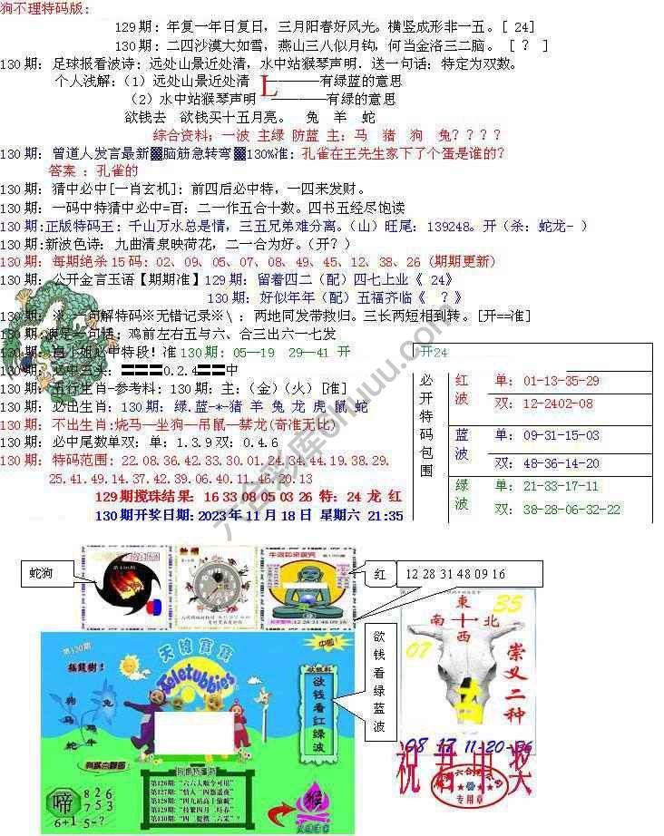 青龙五鬼报