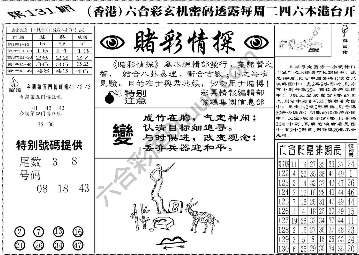 赌彩情探
