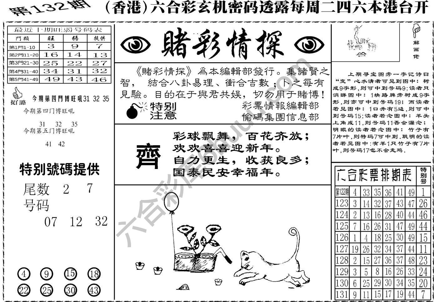 赌彩情探