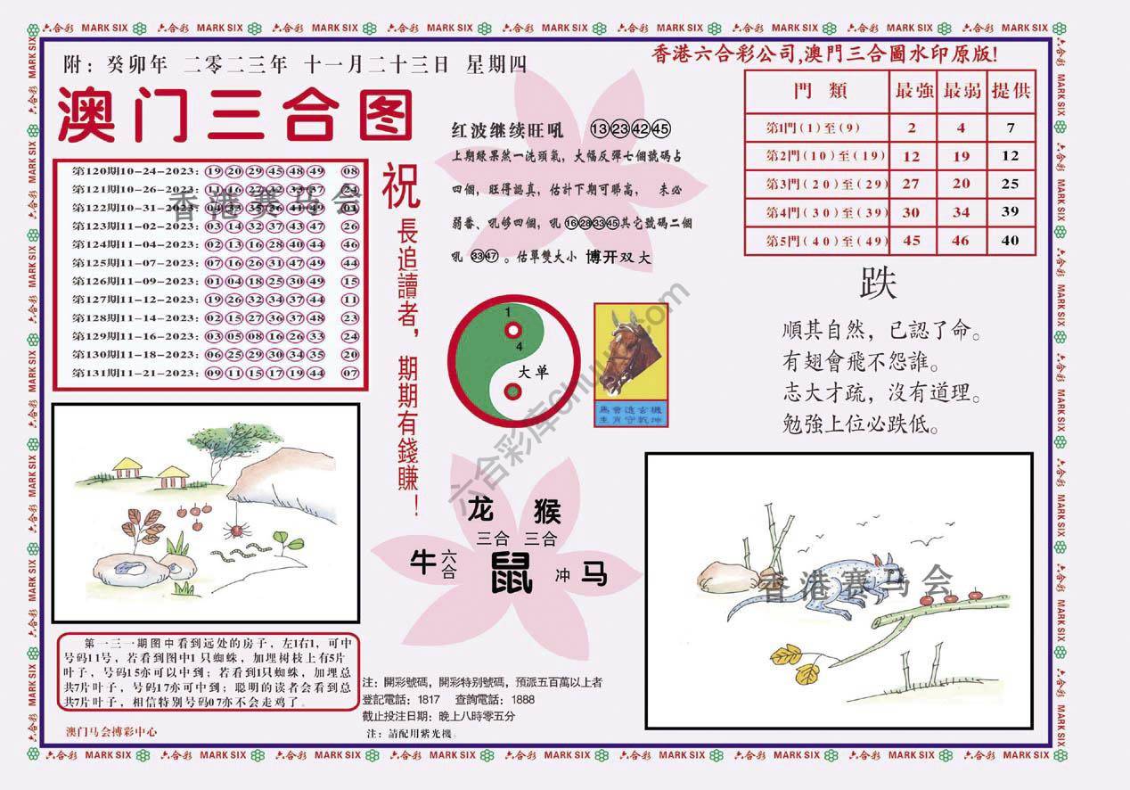 澳门三合图