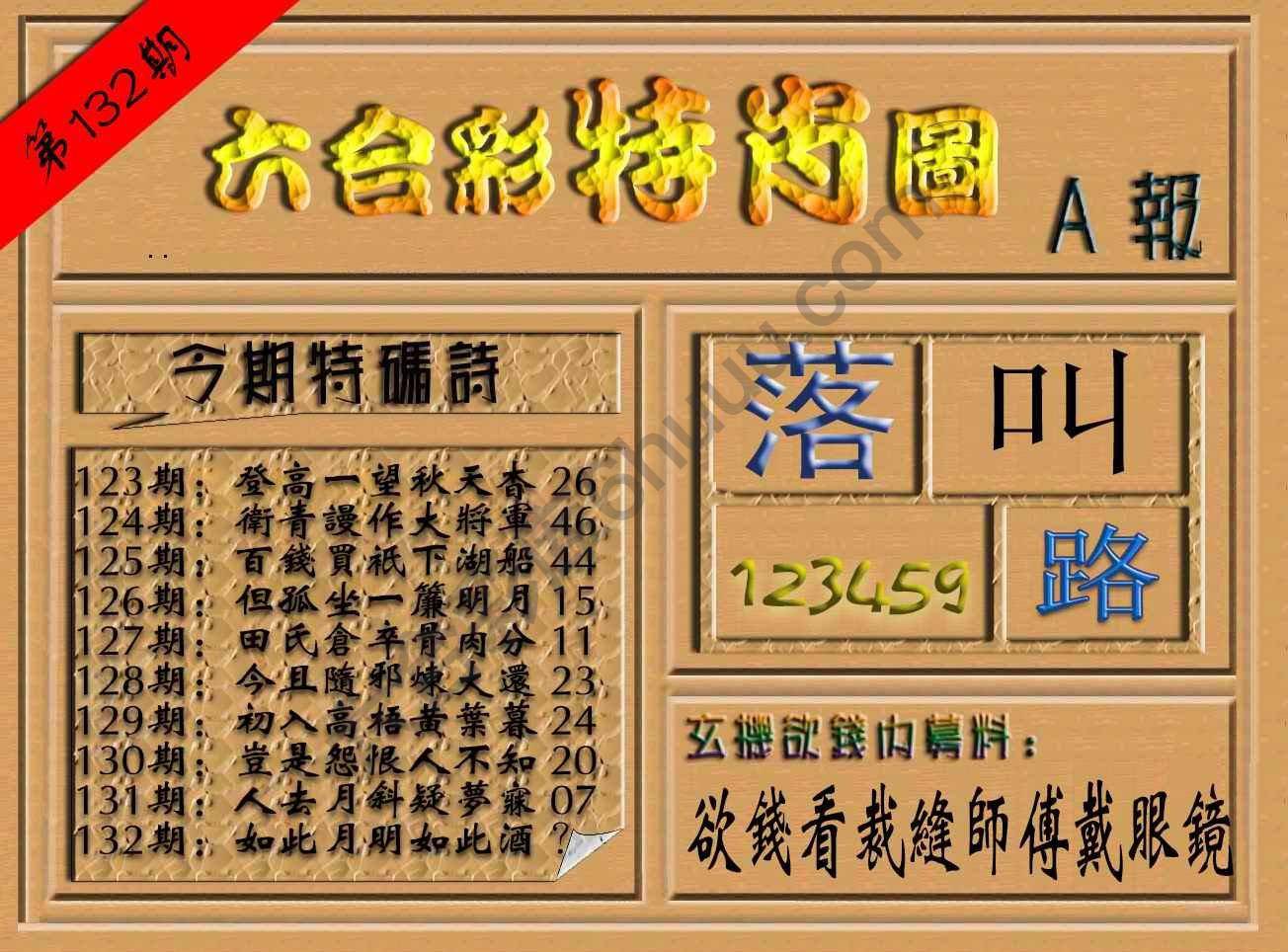 六合彩特肖图