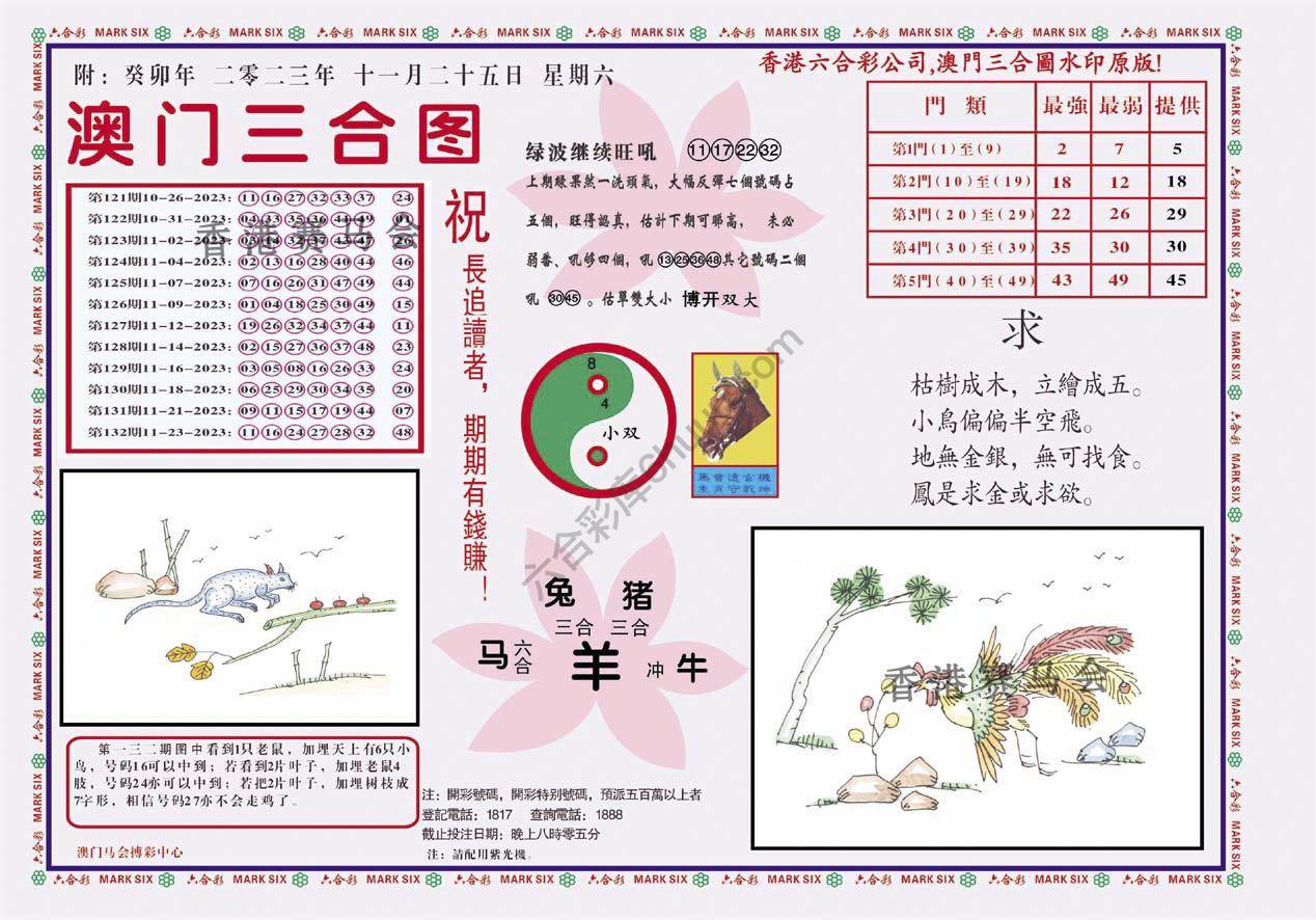 澳门三合图