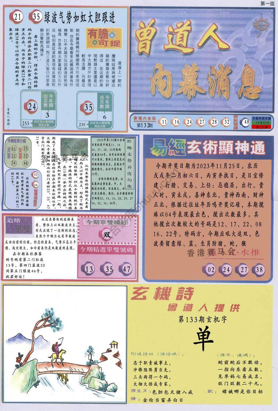 曾道人内幕消息