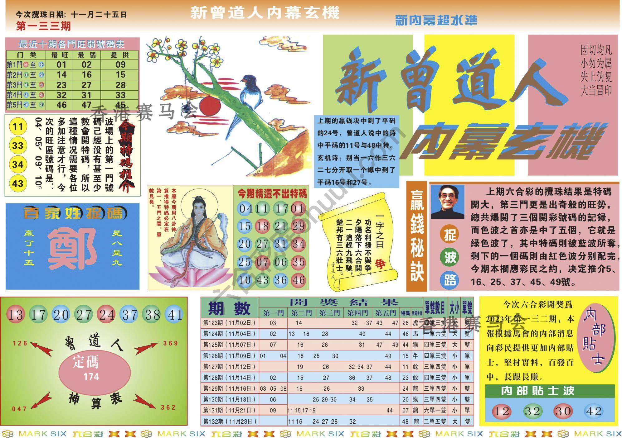 新曾道人内幕玄机