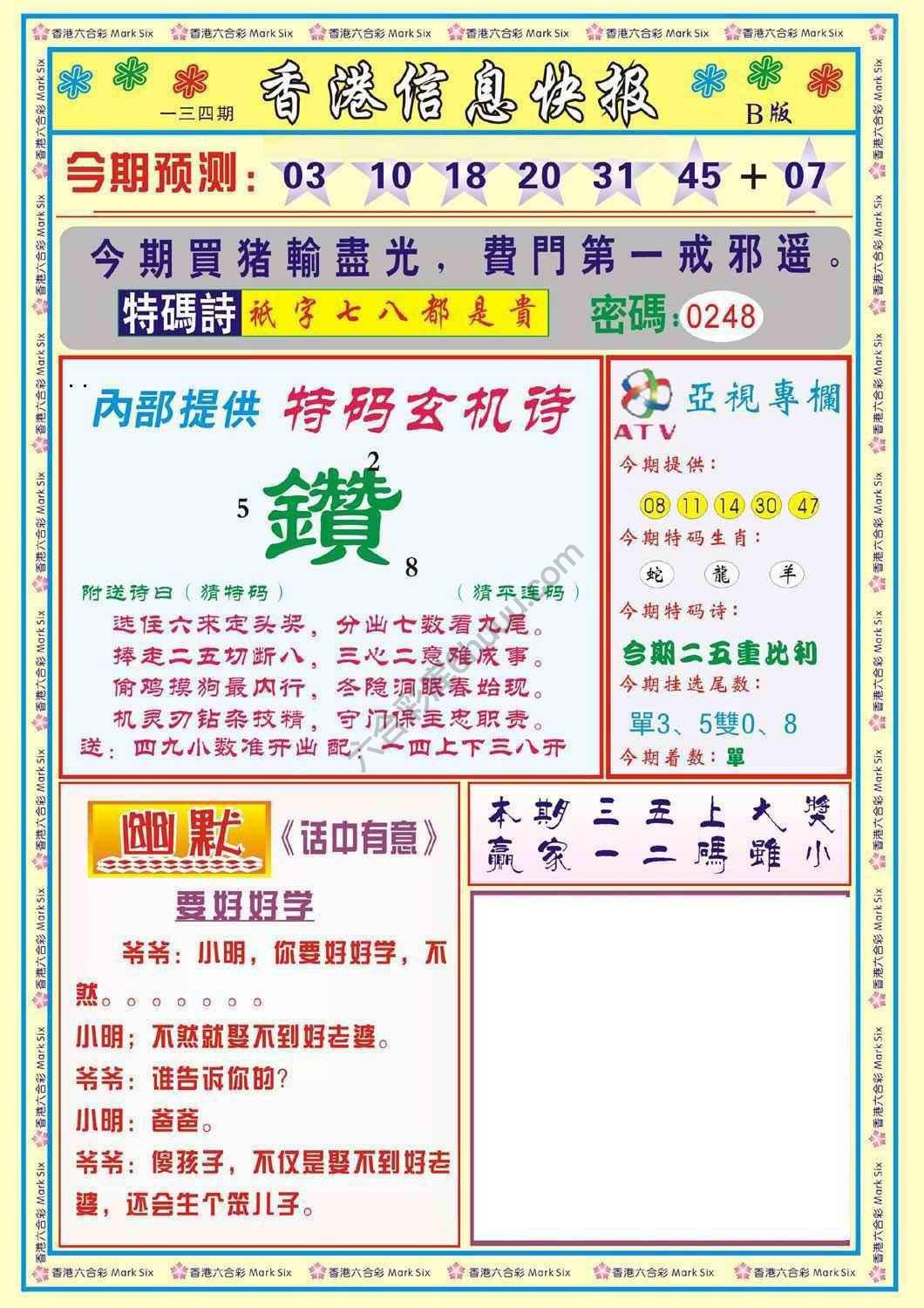 香港信息快报