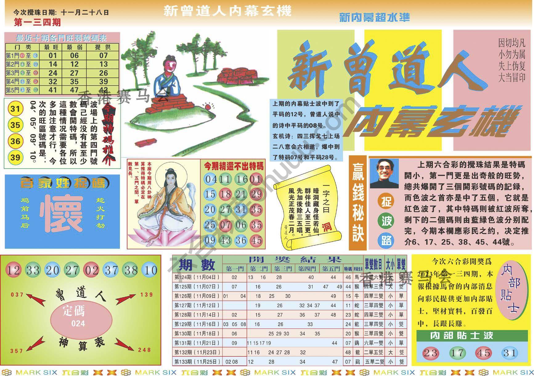 新曾道人内幕玄机