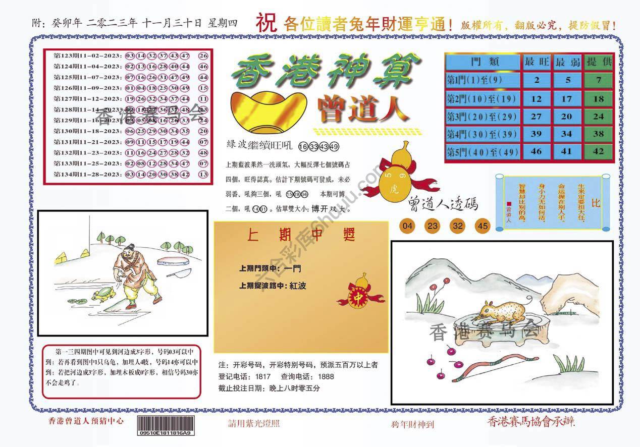 香港神算曾道人