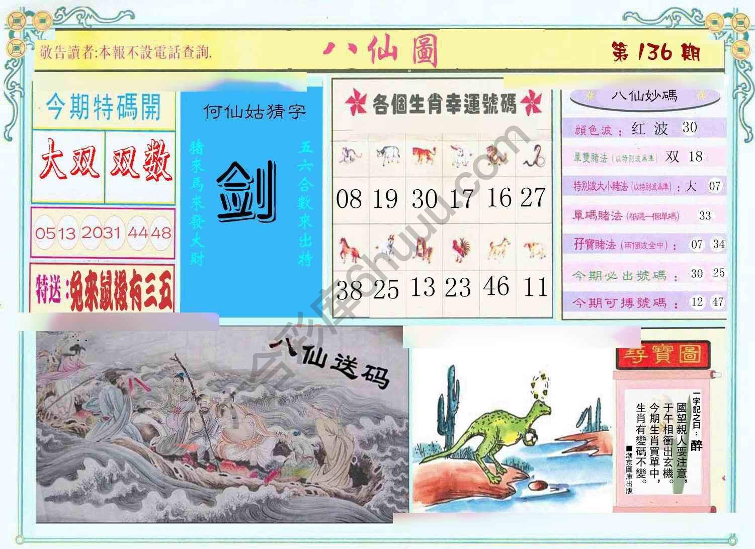 八仙图