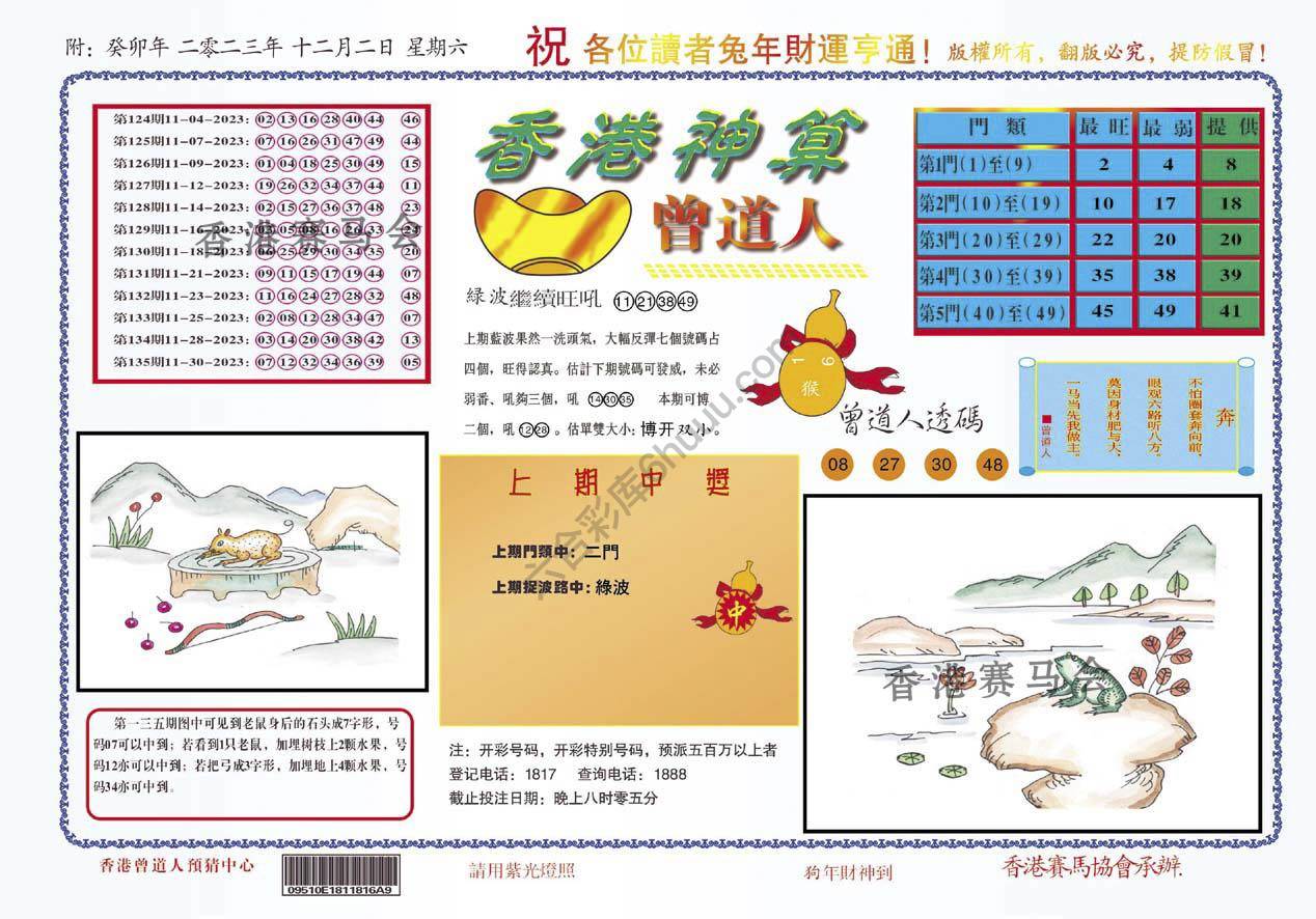 香港神算曾道人