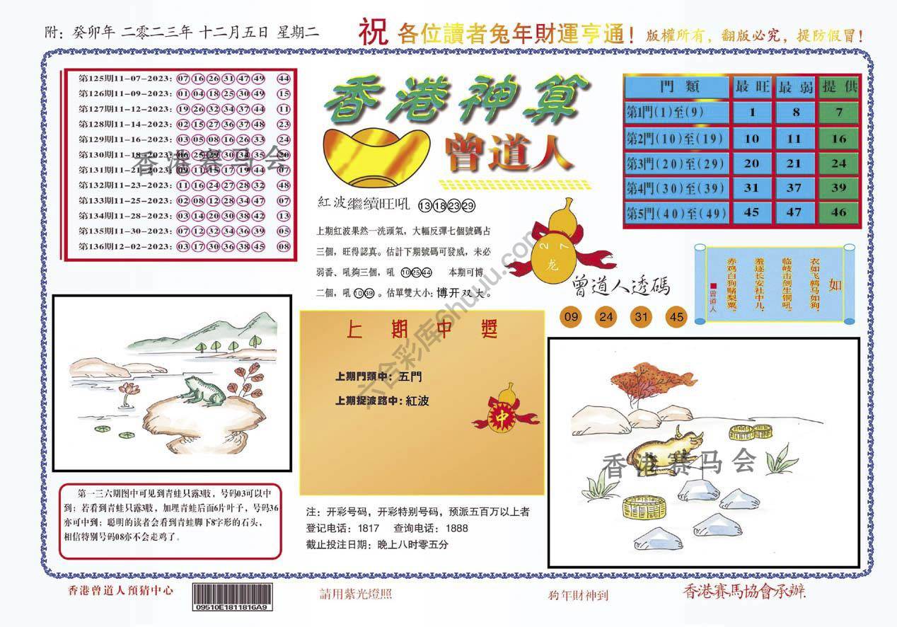 香港神算曾道人