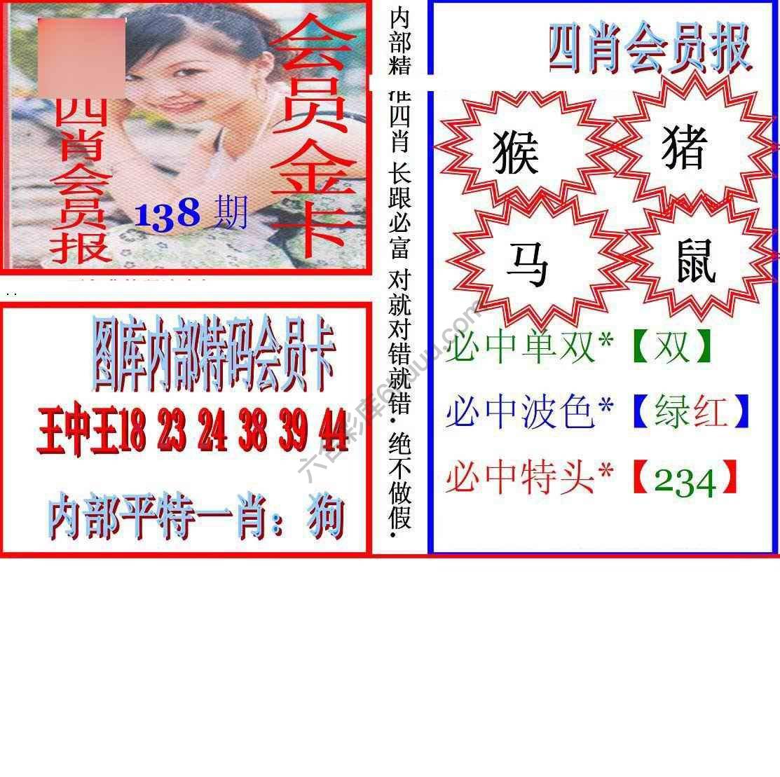 马经四肖会员报