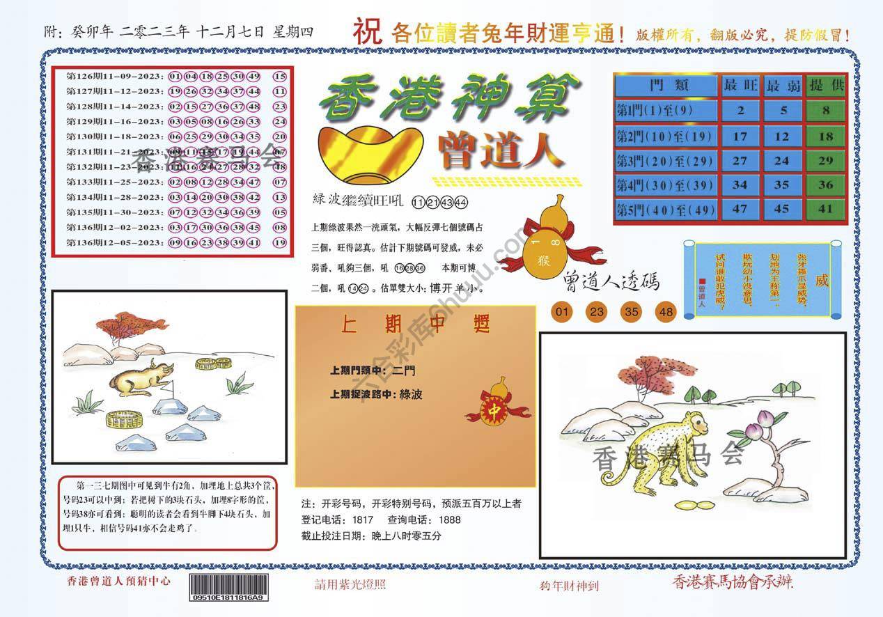 香港神算曾道人