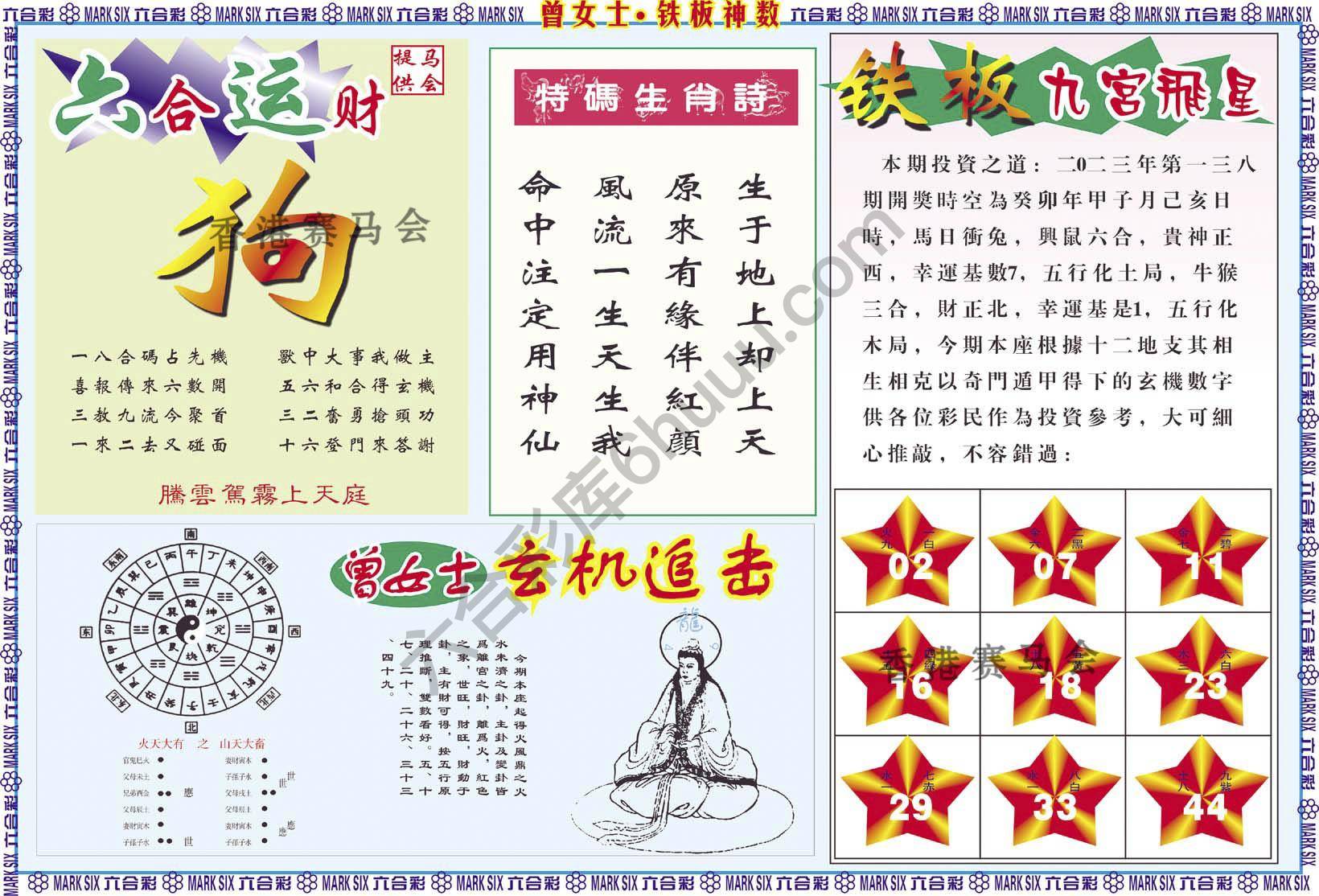 曾女士铁板神数
