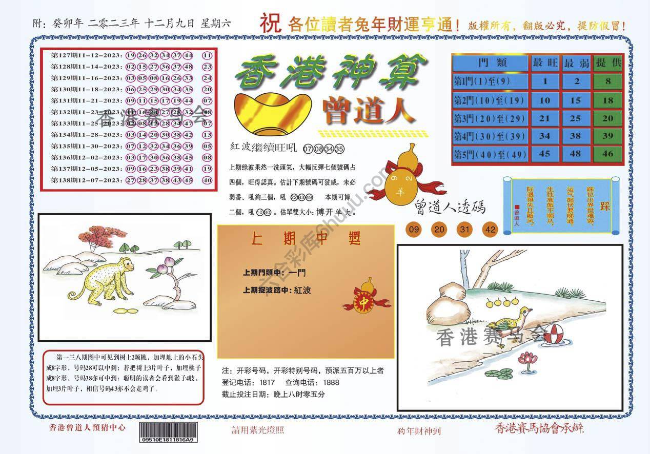 香港神算曾道人