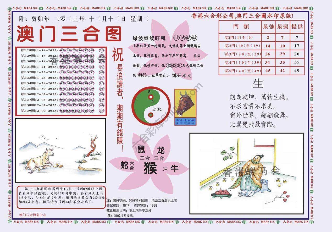 澳门三合图