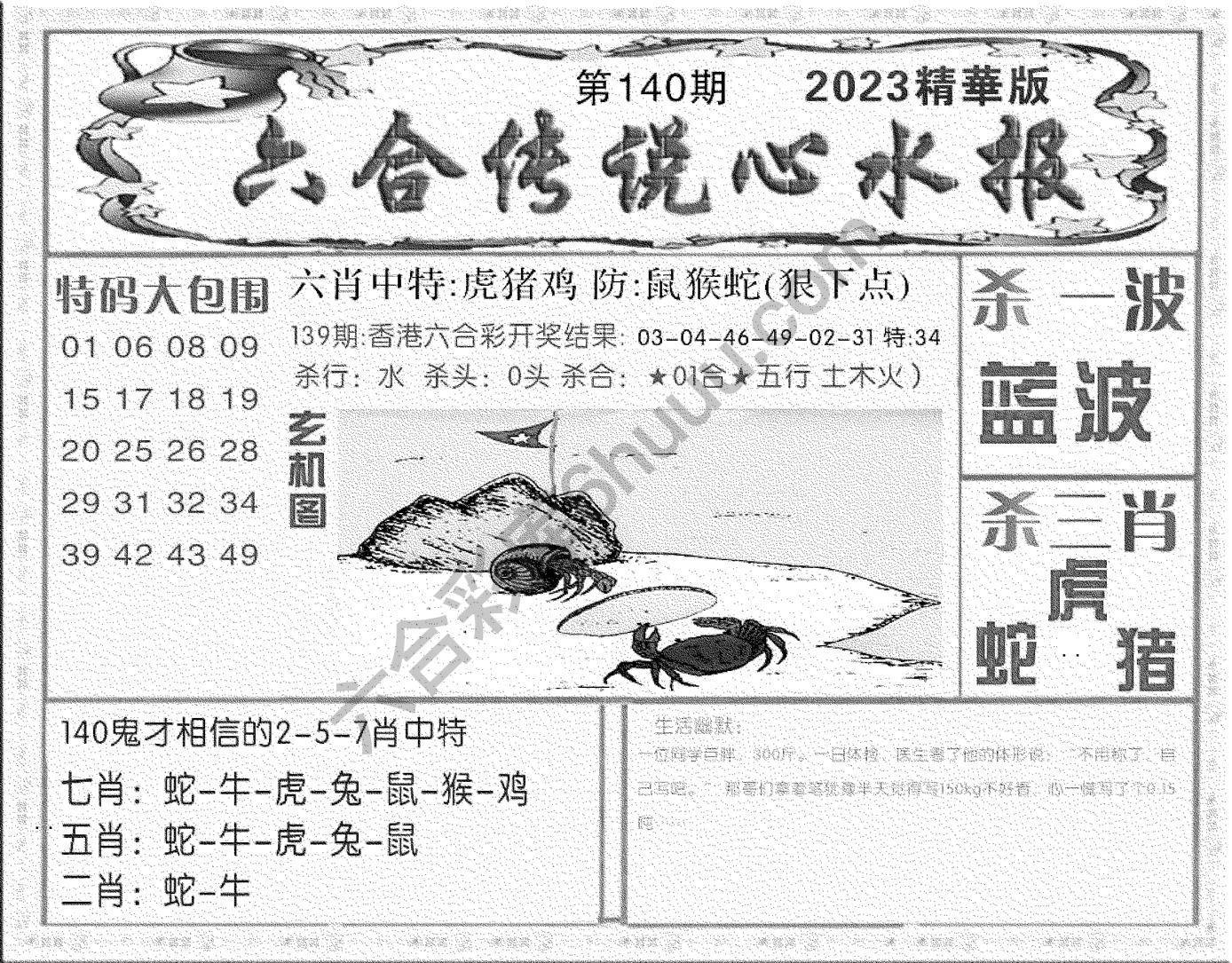 六合传说心水报