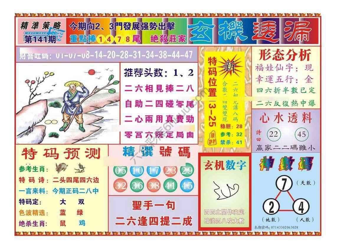 玄机透漏