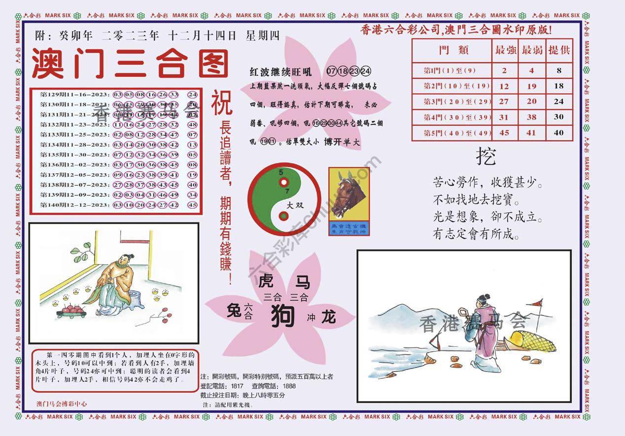 澳门三合图
