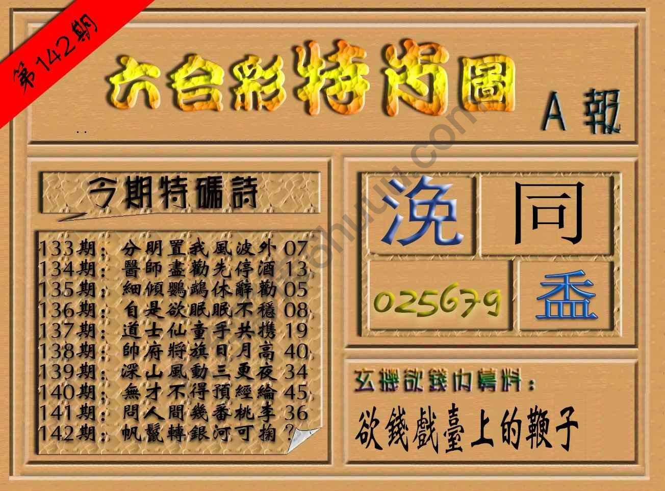 六合彩特肖图