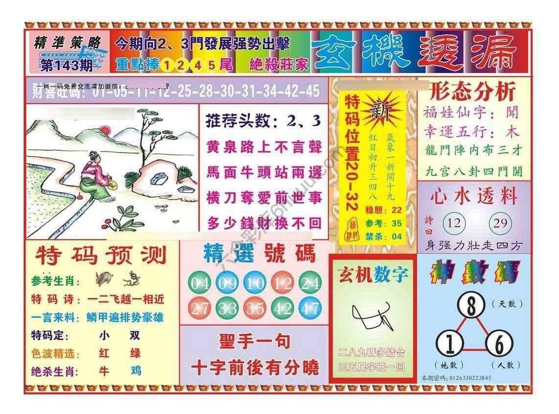 玄机透漏