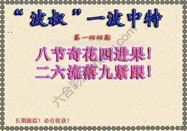 波叔一波中特