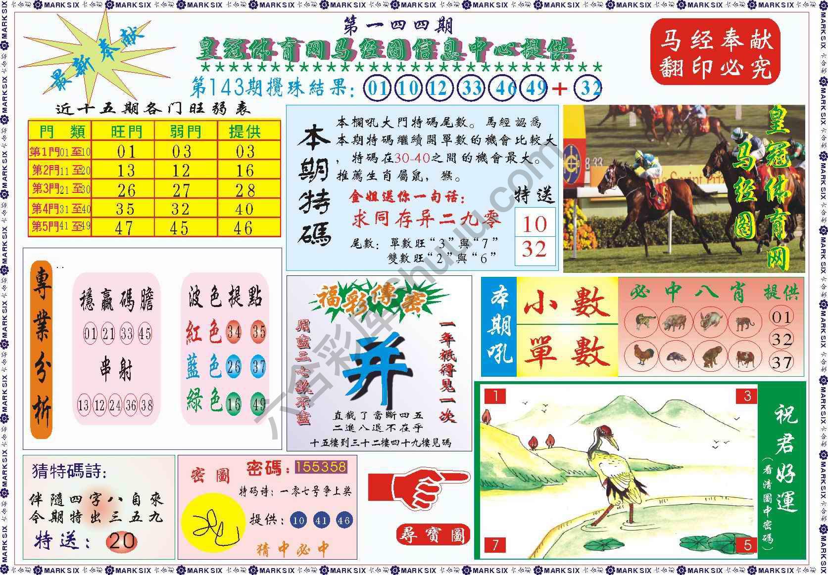 马经图记录