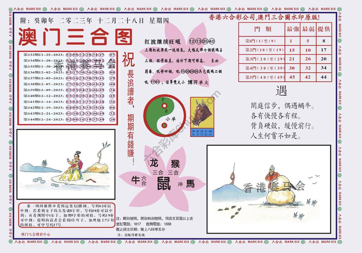 澳门三合图