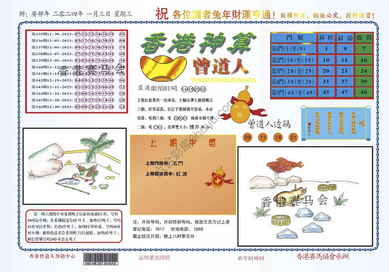 香港神算曾道人