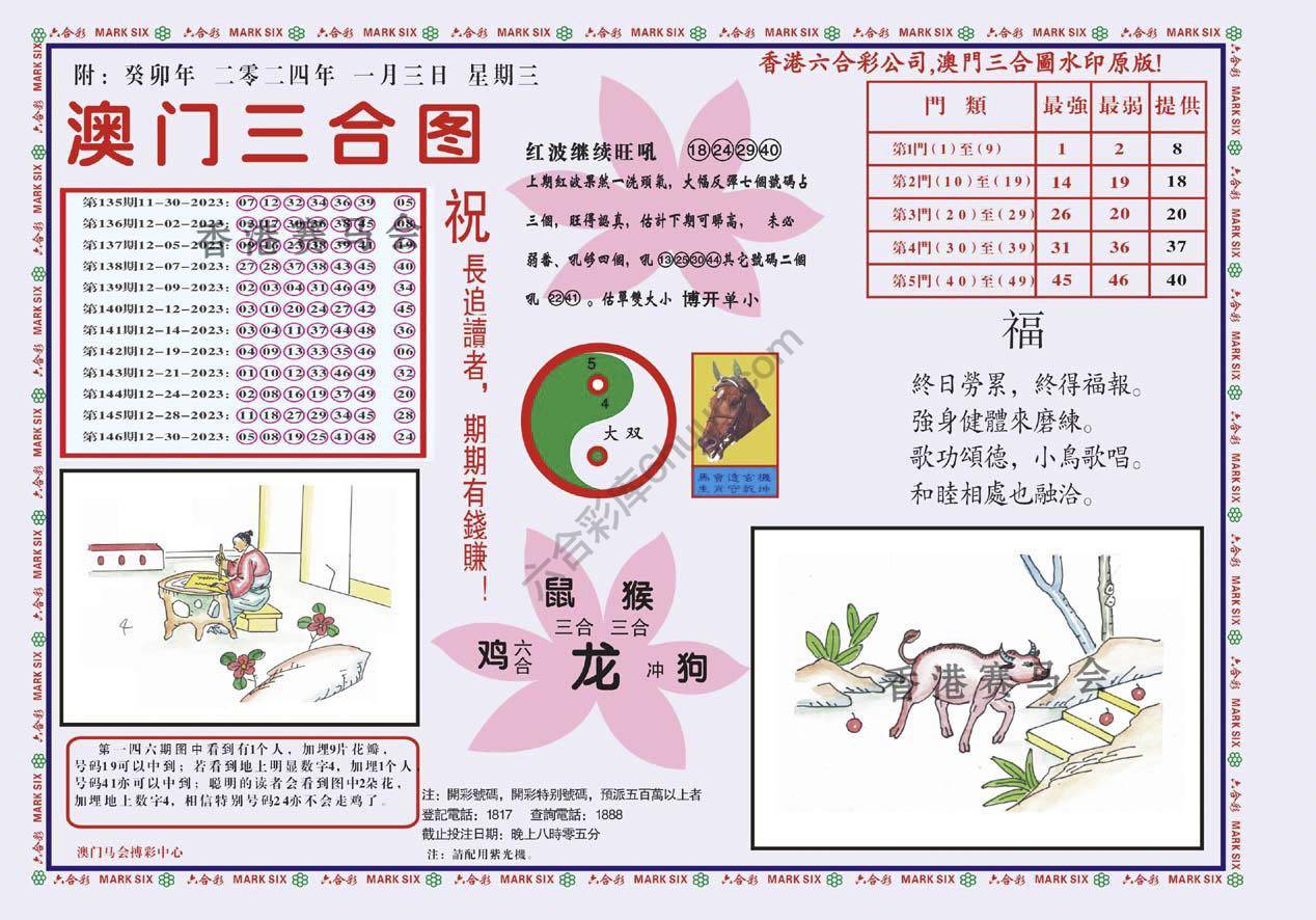 澳门三合图