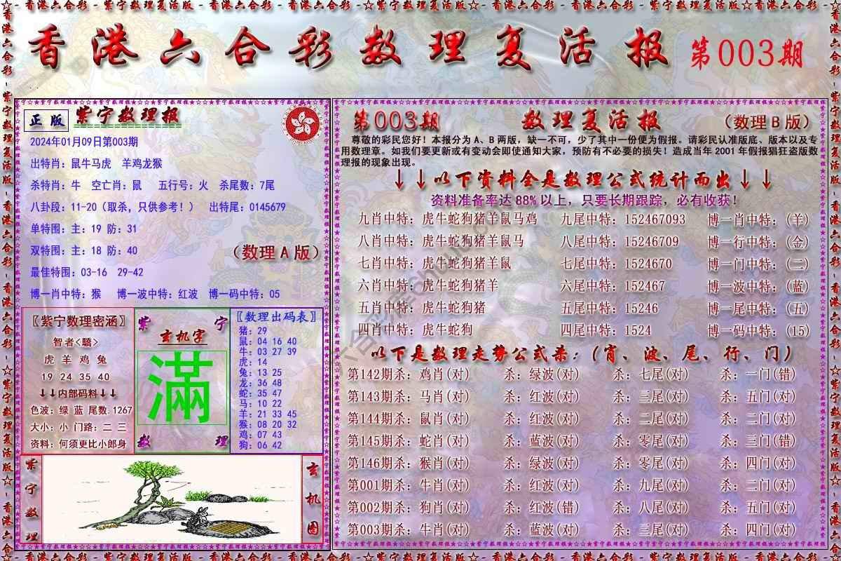 数理复活报