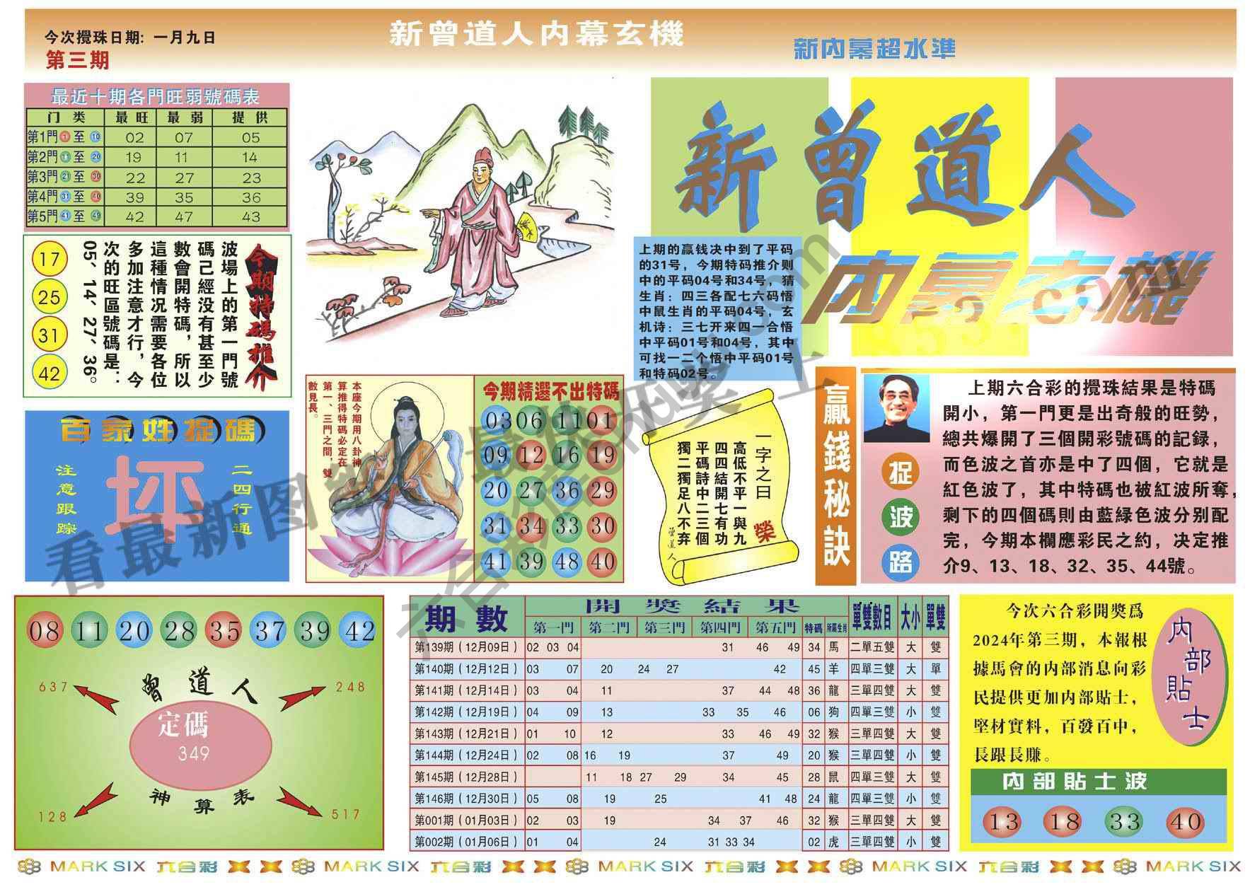 新曾道人内幕玄机