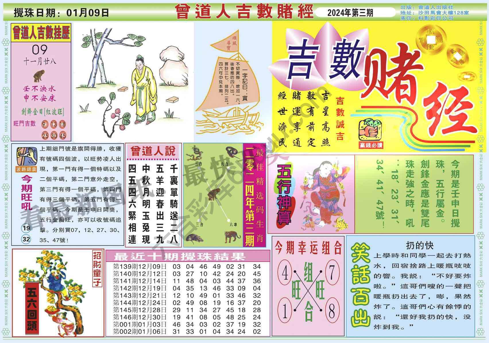 曾道人吉数赌经
